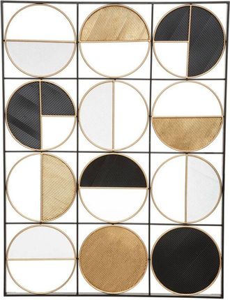 Atmosphera Decorazione murale zak in metallo dorato 76x102cm Atmosphera créateur dintérieur