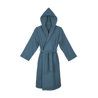 KASANOVA Accappatoio spugna L/XL azzurro Check