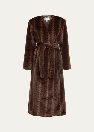 Ronny Kobo Cady Faux-Fur Coat