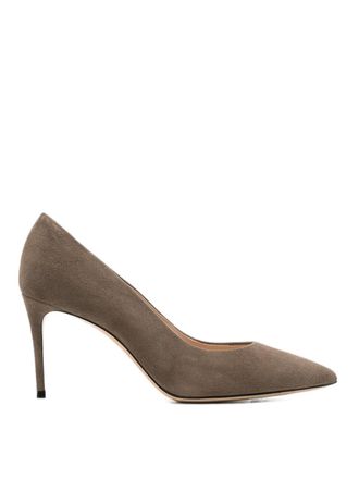 Casadei Suede Learher Pumps