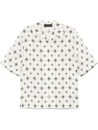 Amiri Micro Starburst shirt - men - Viscose - XXXL - White