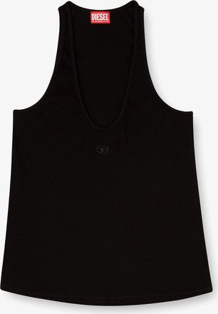 Diesel Ribbed cotton tank top - DIESEL - gender_Woman