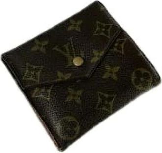 Louis Vuitton Pre-owned Wallets, female, Brown, Size: ONE SIZE Pre-owned Leather Wallet