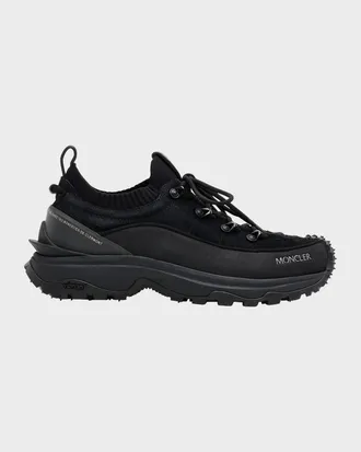 Moncler Trailgrip Lite 3 Nubuck and Suede Sneakers