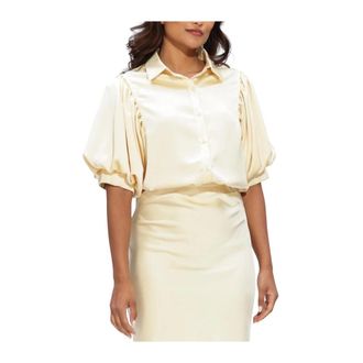 Notre-V Overhemden, Dames, Geel, S, Linnen, Dames Blouses Nv-hilly Blouse
