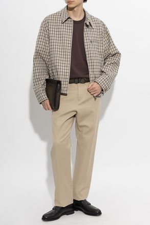 Ferragamo T-shirt With Pocket, Mens, Brown