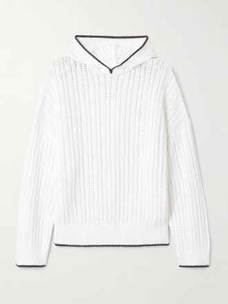 Sweat à Capuche Brunello Cucinelli - Taille L - Gris Coton - Coupe Classique - Neuf Avec étiquettes