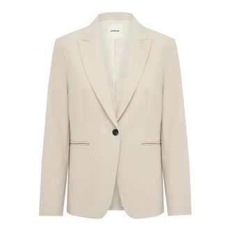 Soaked In Luxury Short Blazer in Oatmeal