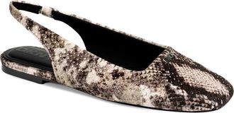 DKNY Darrow Slingback Flat in Beige Multi at Nordstrom, Size 6.5