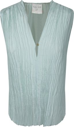 Forte_Forte Forte_Forte Ecoviscose Pliss Top