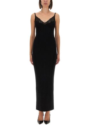 Self Portrait Long Knit Dress