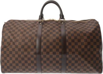 Louis Vuitton Brown Damier Canvas Boston Bag (Pre-Owned)