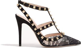 Valentino Garavani Valentino Garavani Rockstud su&egrave;de pumps