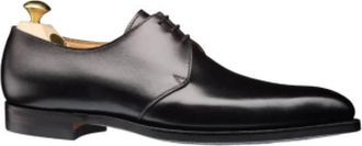 Crockett & Jones Lace-up Shoe - Heren - Nette schoenen - Zwart - 40 1/2 EU - Leer - Schoenen