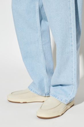 Lanvin Suede Shoes, Mens, Grey