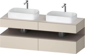 Duravit Qatego Consola Mueble Bajo Lavabo, 2 Extensiones, 2 - Duravit