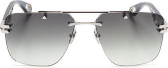 Maybach Eyewear Occhiali da sole squadrati - Nero