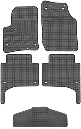OEM Alfombrillas Frogum Et546320 - Cubierta 200000/1 - Porsche Cayenne I 2002-2010 / Vw Touareg I 2002-2010 - Llantas Oval Delanteras Y Traseras - Instala