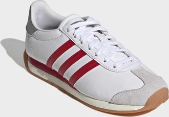 adidas Sneaker ADIDAS SPORTSWEAR RUNVISTA HALO, Damen, Gr. 38,5, cloud wei&szlig;, better scarlet, matte silber, Leder, Synthetik, Schuhe Sneaker