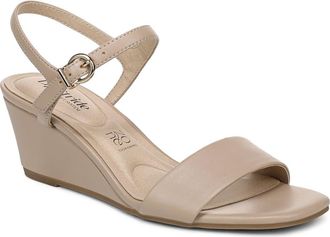Life Stride Sawyer Slingback Wedge Sandal in Tender Taupe at Nordstrom, Size 7.5