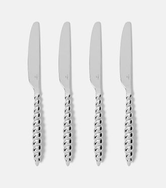 L'OBJET x Jessica McCormack stainless steel set of 4 knives