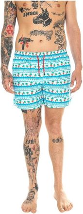 Happy Socks Palm Beach Zwemshorts - Heren - Badkleding - Veelkleurig - Maat: XL Poliester