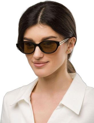 Furla Womens Sunglasses Glossy Black Combined