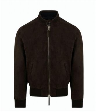 The Jack Leathers Dark Brown Suede Jacket