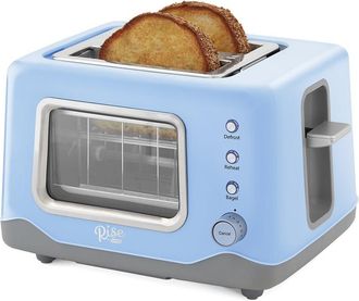 Dash Rise By Dash 2-Slice Clear View Toaster