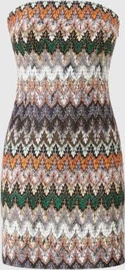 Missoni Viscose And Cotton Lam&eacute; Mini Dress With Lace Motif in Green& Brown at Nordstrom, Size 38 It