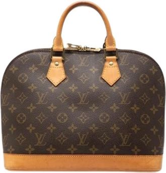 Louis Vuitton Pre-owned Alma PM - Dames - Vintage Handtas - Bruin - ONE Size - Leer - Vintage