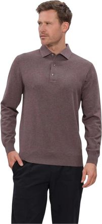 Profuomo Heren, Tops, Bruin, Maat: 2XL Leer