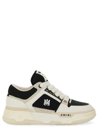 Amiri Neutrals Ma-1 Layered Panels Leather Sneakers