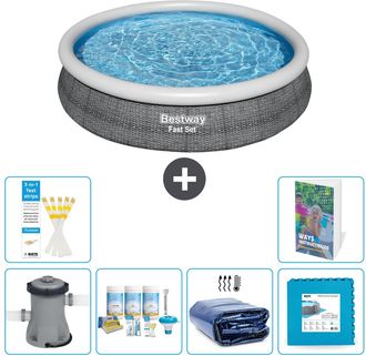 Bestway Piscina Bestway Fast Set Redonda - 366x76 Cm - 7-piezas S188