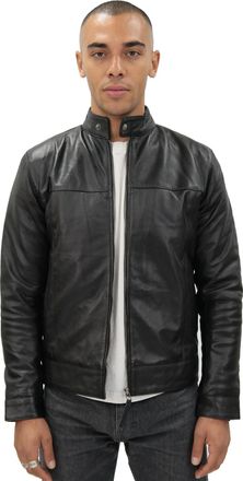 Infinity Leather Mens Retro Leather Biker Jacket-Amsterdam