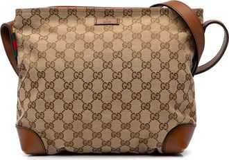 Gucci Pre-owned Gucci GG Canvas Web Crossbody Ladies Z97FQ871NGF58WF6
