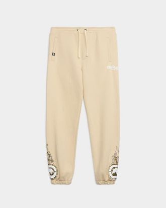 Ecko Leafy on Fire Joggers in Cream at Nordstrom, Size X-Large X 30