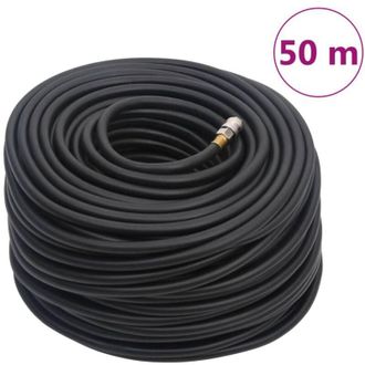 vidaXL Manguera De Aire H&iacute;brida Caucho Y Pvc Negro 15 Mm 50 M Vidaxl