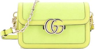 Gucci Go GG Canvas with Leather Small shoulder bag - Groen