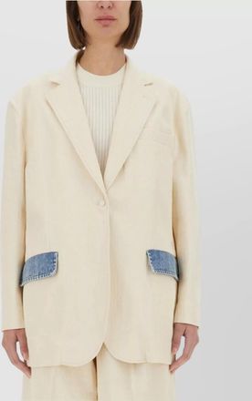 Moschino city jacket denim pockets