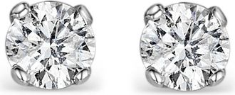 The Diamond Store Diamond Stud Earrings 5.1mm 18K Gold - 1CT - G-H/SI