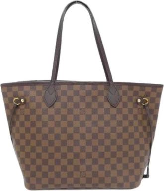 Louis Vuitton Pre-owned Tote Bags, female, Brown, Size: ONE SIZE Pre-owned Neverfull MM Tote Bag