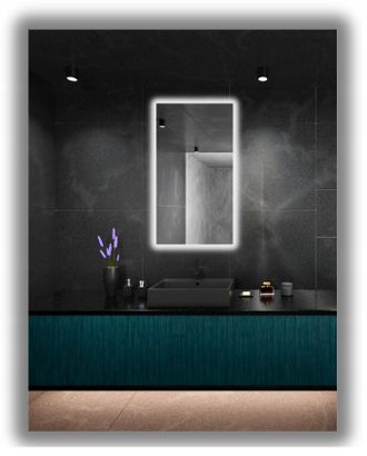 OEM Specchio Illuminato A Led 50x120 Impermeabile Ip65 Appendibile In Verticale E Orizzontale