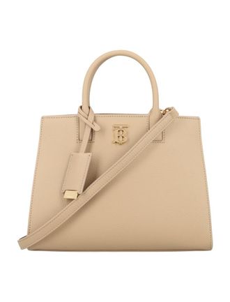 Burberry Beige Frances leather satchel bag