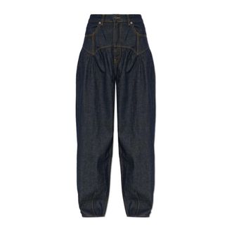 Ganni Dames, Jeans, Blauw, Maat: W28 L33 Denim