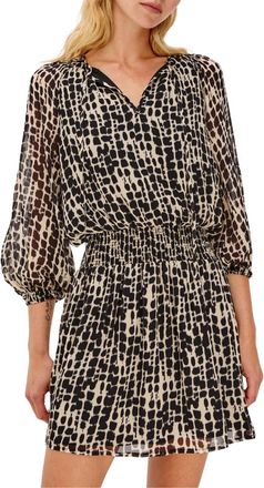 Rails Kari Mini Dress In Spotted Shibori