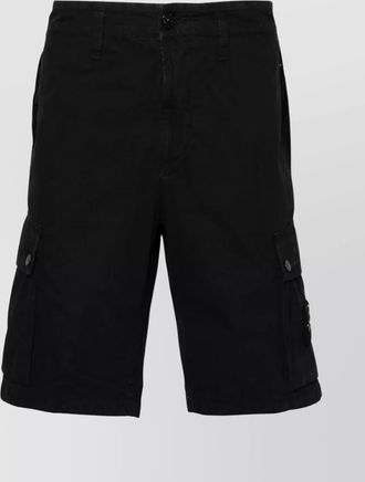 Stone Island organic cotton cargo bermuda shorts