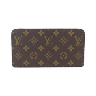 Louis Vuitton Brown Coated Canvas Long Wallet (Bi-Fold) (Pre-Owned)
