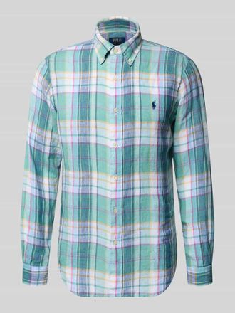 Polo Ralph Lauren Regular Fit Freizeithemd aus reinem Leinen in Gruen, Gr&ouml;&szlig;e XXL