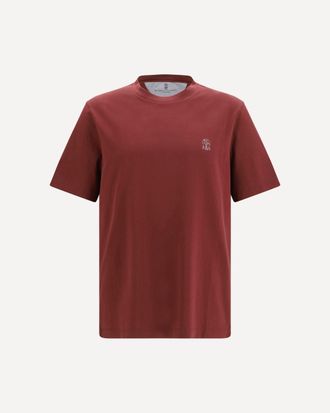 Brunello Cucinelli Logoed T-shirt Male XL
